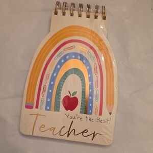 💚5/$20💚 Teacher Appreciation Spiral Notebook - Multicolor